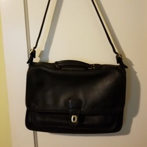 Vintage black COACH Metropolitan Briefcase 5180